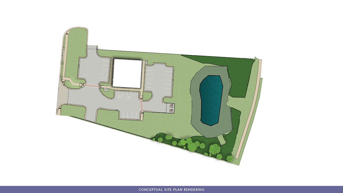 Conceptual Site Plan Rendering