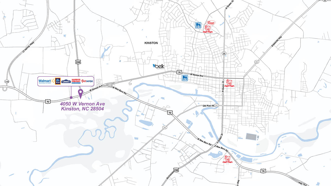 4050 W Vernon Ave Ave, Kinston, North Carolina 28504, ,Commercial,For Lease,Former Lidl Grocery,W Vernon Ave,1188