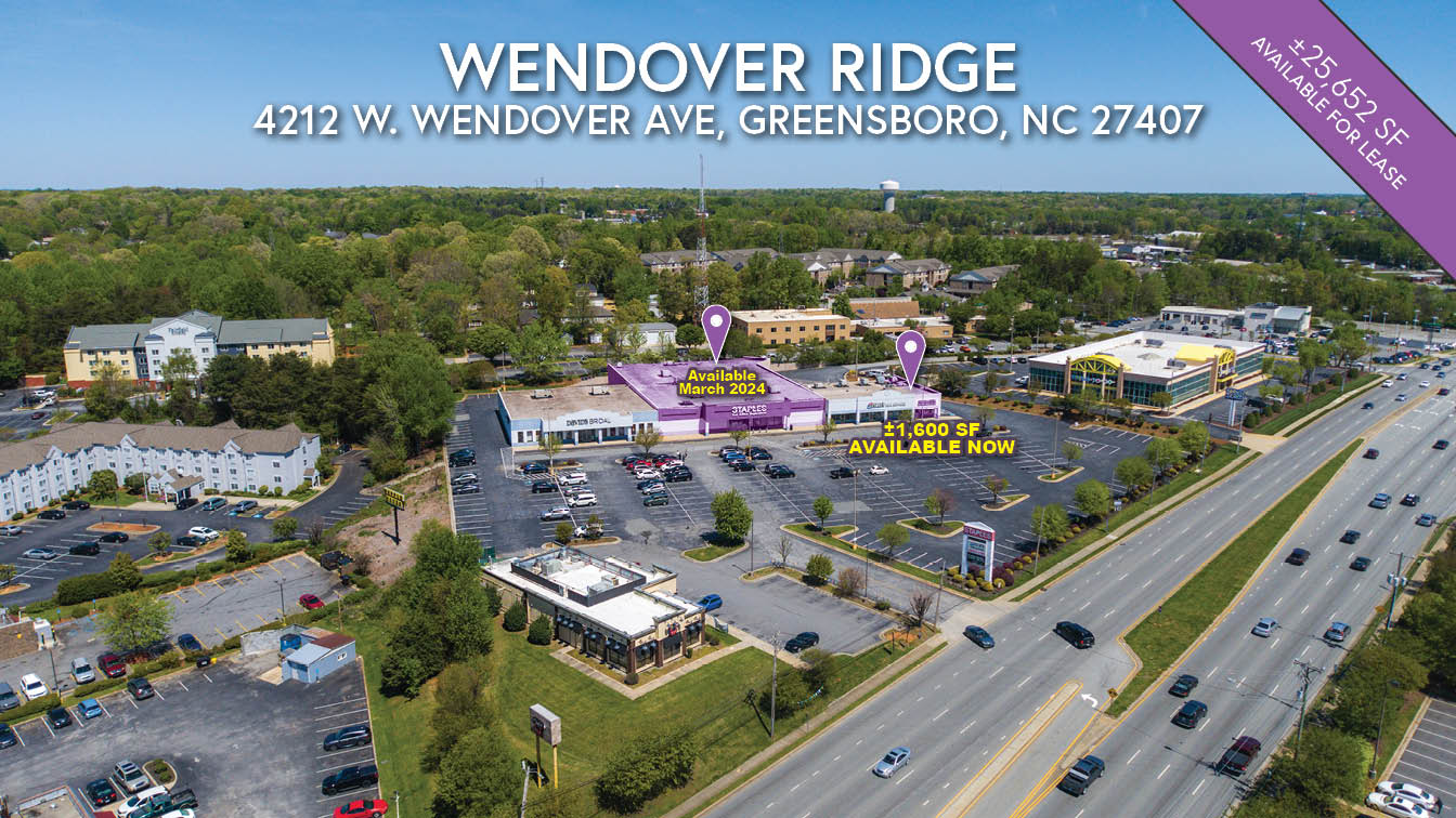 4212 W Wendover Ave, Greensboro, North Carolina 27407, ,Commercial,For Lease,Wendover Ridge,W Wendover Ave,1189