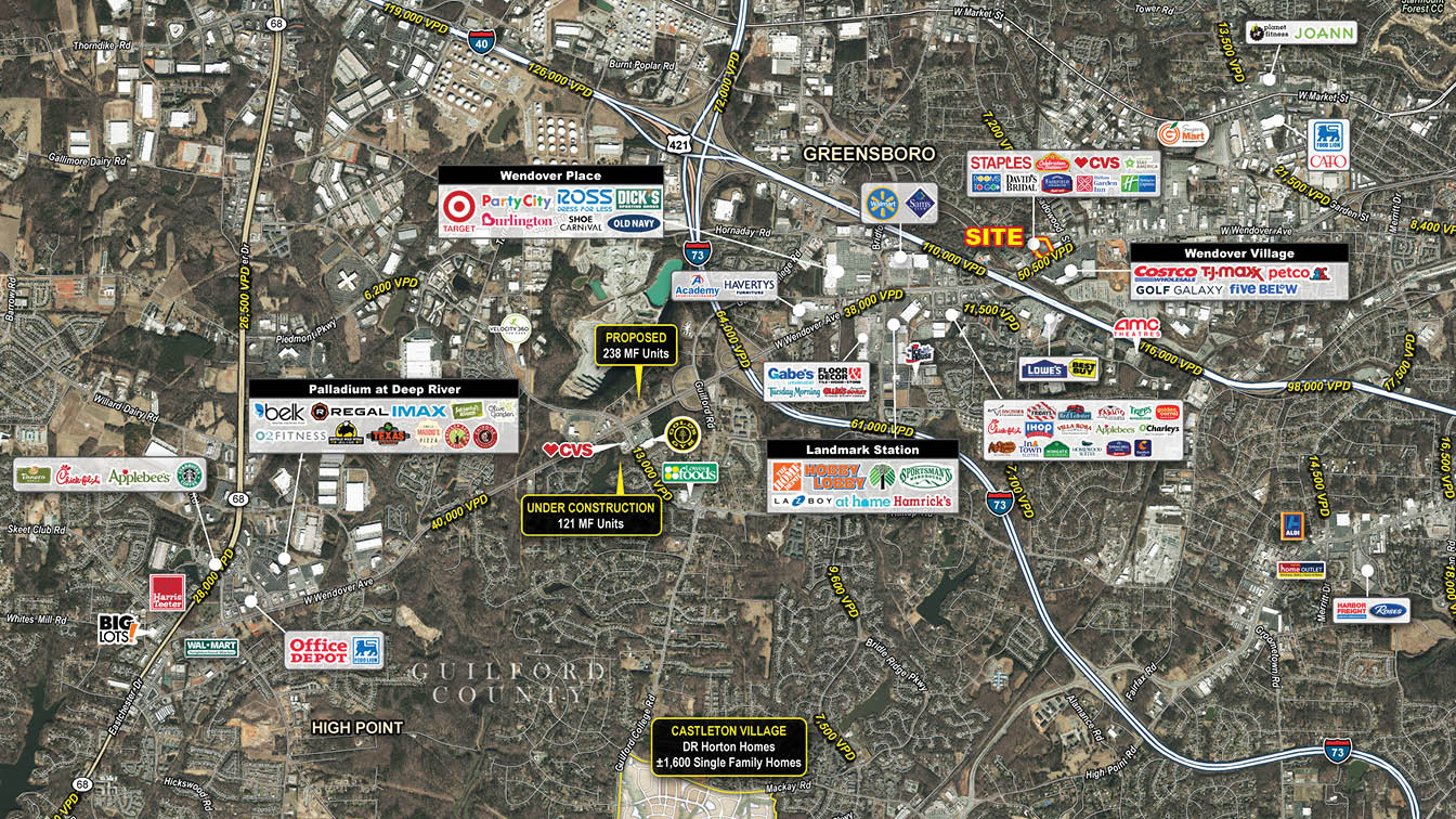 4212 W Wendover Ave, Greensboro, North Carolina 27407, ,Commercial,For Lease,Wendover Ridge,W Wendover Ave,1189