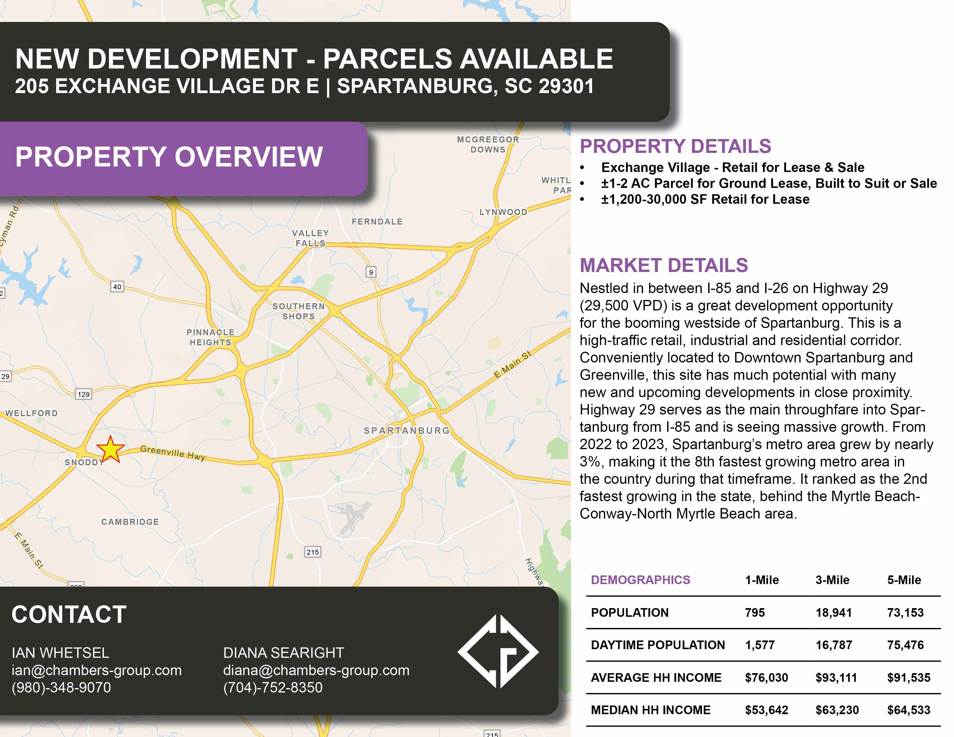 Commercial for Sale or Lease 205 Exchange Village Dr E, Spartanburg, SC 29301