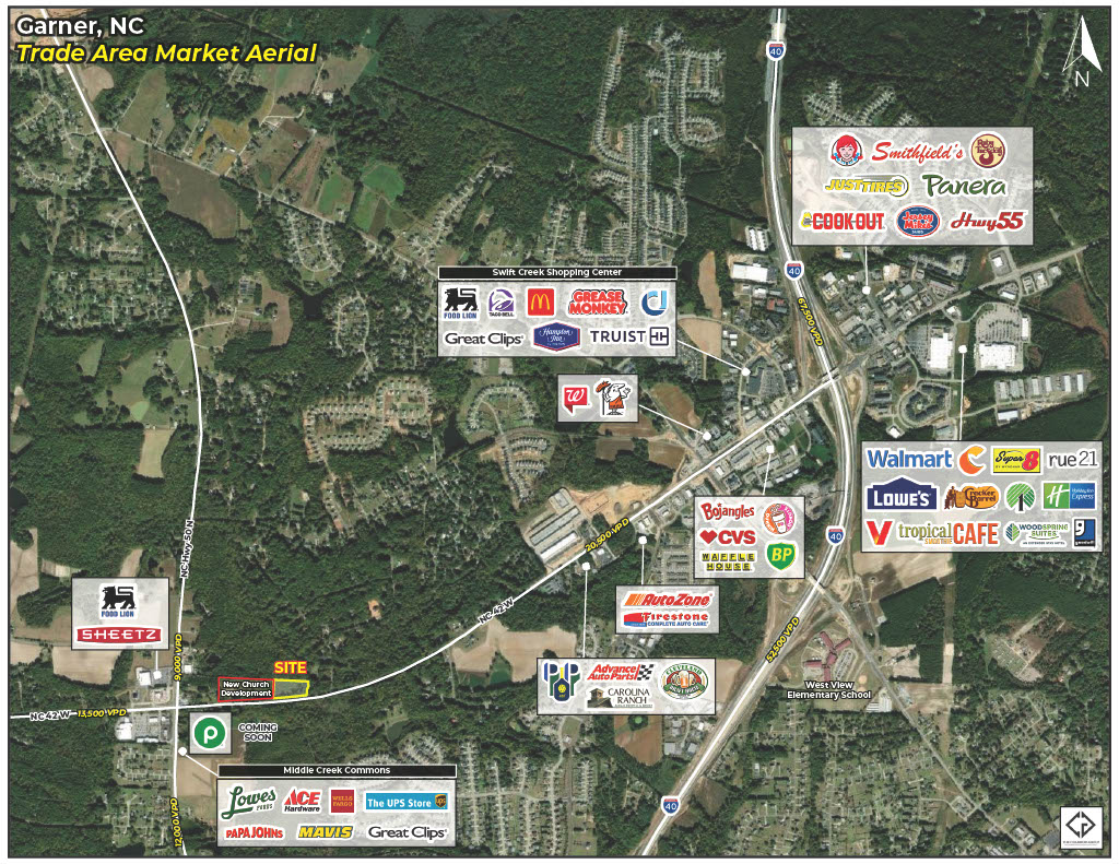 Commercial for Lease or Ground Lease 6930 NC 42 W, Garner, NC 27529 Commercial for Lease or Ground Lease 6930 NC 42 W, Garner, NC 27529
